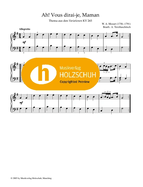 Ah! Vous dirai-je, Maman